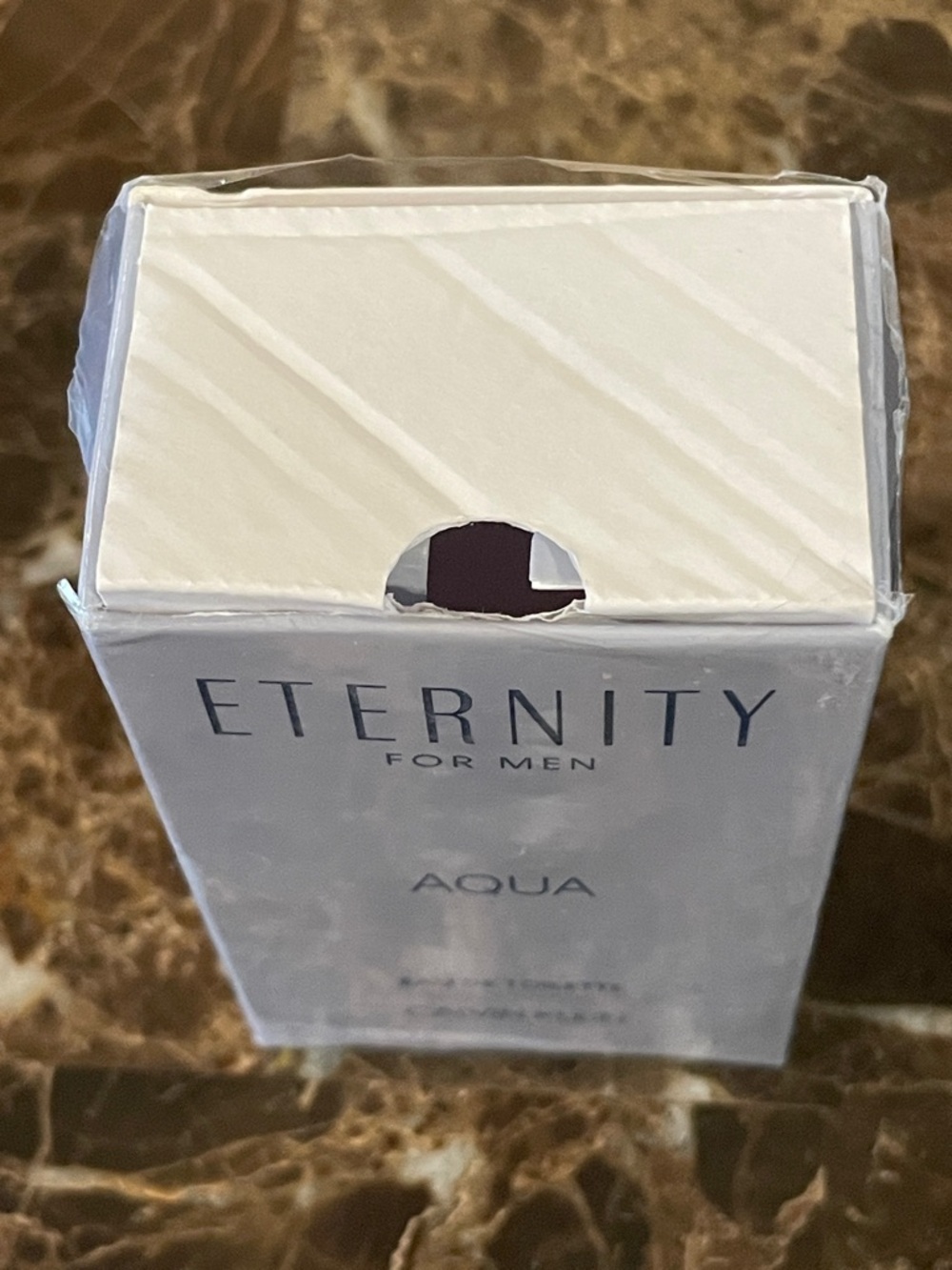 Calvin Klein Eternity Aqua for Men - Clear & Silver Bottle - Picture 5 of 6